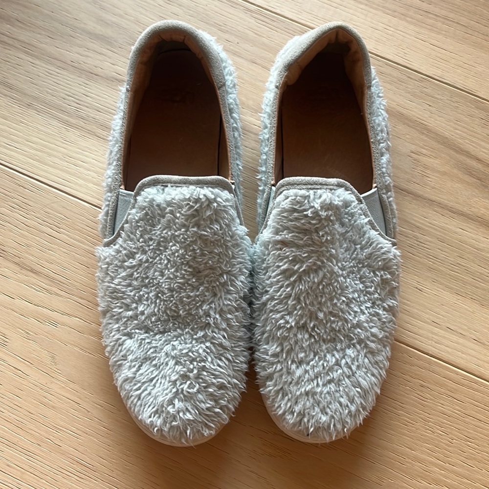UGG fuzzy slip-on sneaker